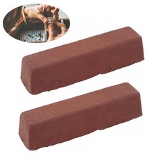 2 Pack Red Rouge Polish Jeweler Polishing Compound Gold Jewelry High Shine Paste