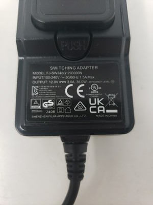 Shenzhen Fujia For FJ-SW248G1203000N Ac Adapter Power Supply Cord