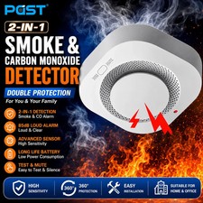Smoke Detector, Carbon Monoxide Detectors, 2 in 1 CO Smoke Alarm Smoke Co