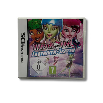Monster High Labyrinth Skaten Nintendo DS NDS Spiel Modul OVP CIB sehr gut