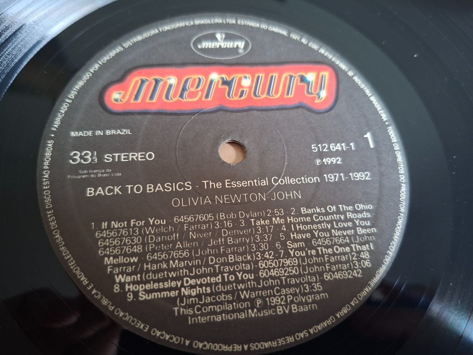 OLIVIA NEWTON JOHN LP BACK TO BASICS THE ESSENTIAL COLLECTION 1971-1992 VG+ POP thumbnail 3