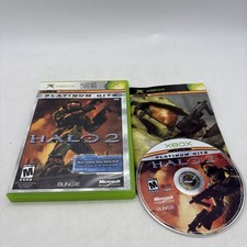 Halo 2 Xbox Platinum Hits completo con manuale testato CIB
