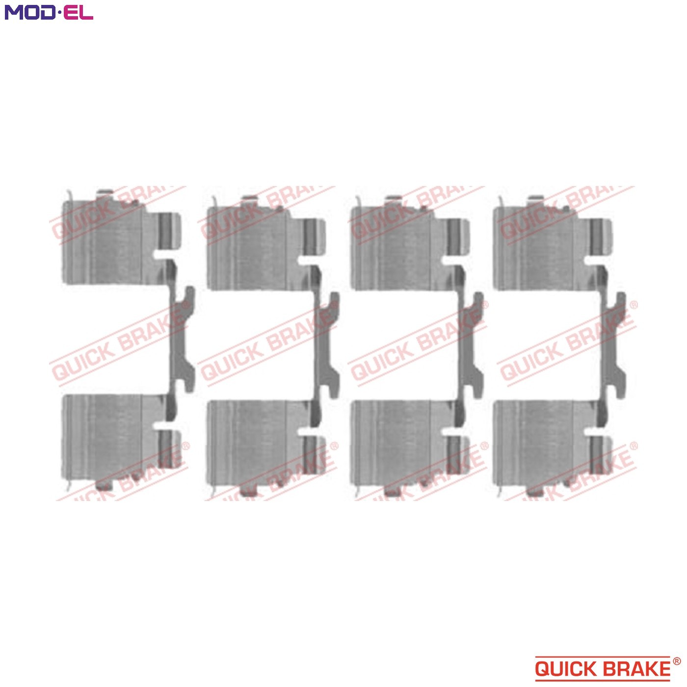 ACCESSORY KIT DISC BRAKE PAD 109-1725 FOR PEUGEOT MANAGER/Platform/Chassis/Van - Image 5