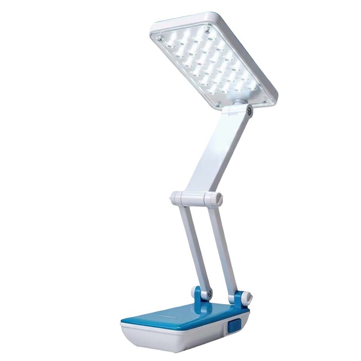 Lampe de bureau 24 LED Avizar blanche à 3 intensités réglables