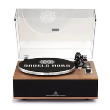 ANGELS HORN H019 Vinyl Record Player, Bluetooth Turntable with Built in Speakers