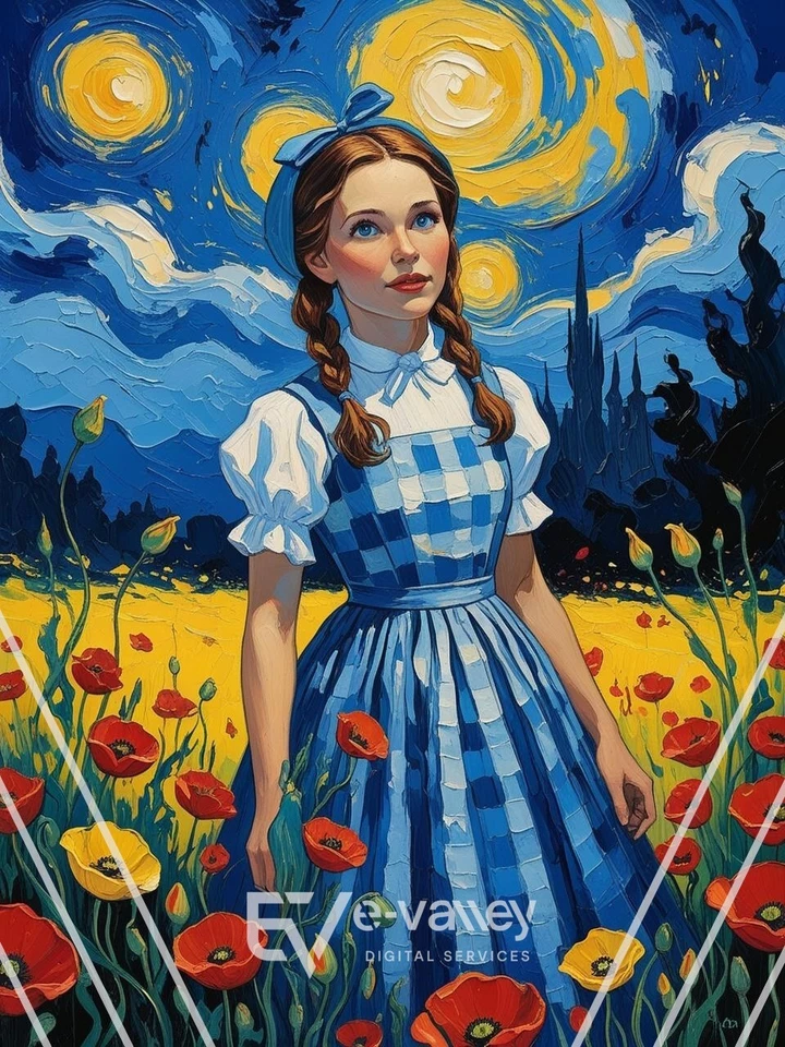 Wizard of Oz Artwork Digital Product HD Image Picture Photo Wallpaper for Print