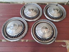 1968 - 1970 Chevrolet I4 Hubcaps In Very Good Driver Condition