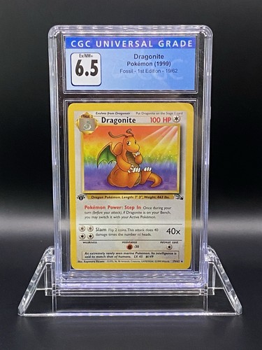 Dragonite (Unlimited) graded CGC 6.5 for sale on eBay