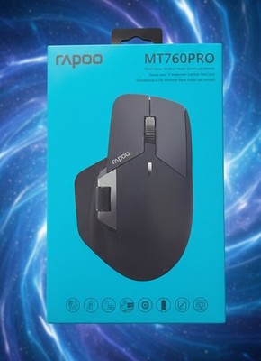 Rapoo MT760L Multi-Mode Wireless Mouse   11 Buttons, 4 000 DPI, 90-Day Battery