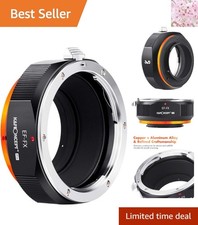Effortless Lens Mount Adapter for EOS EF/EFS to Fuji X Cameras - High Precision