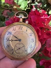 Vintage WALTHAM 14k Solid Gold  High Grade Railroad Watch Estate Antique