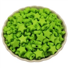 100PCS 9mm Loose Beads Acrylic Star shape Findings Bracelet Necklace Candy Color
