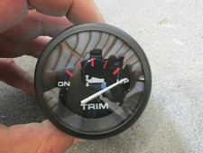 Teleflex outboard black trim gauge 859693-3
