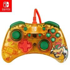 PDP Gaming Rock Candy Wired Power Pro Controller Super Mario Brothers Lemon 2E