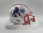 ROB GRONKOWSKI Signed Auto New England Patriots Throwback Riddell Mini Helmet