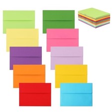 Granhoolm 100 Pack A7 Invitation Envelopes 5.25 x 7 .25 For 5x7 Cards - Peel  P