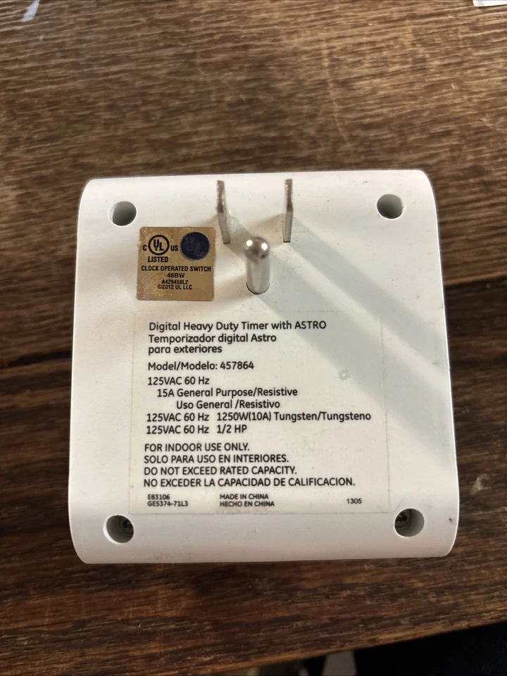 Indoor Digital Timer Plug-In – 7-Day Programmable Outlet Switch - Image 2 of 4