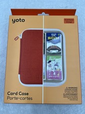 YOTO Card Case for Yoto Audio Cards - Fruit Punch Orange Holds 64 Cards New