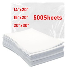 500PCS White Tissue Paper 14"x20" 15"x20" 20"x30" Wrapping Paper For Crafts Gift