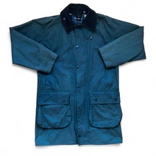 Rare Find Vintage Barbour Green Waxed Border Jacket C38 - EXCELLENT CONDITION