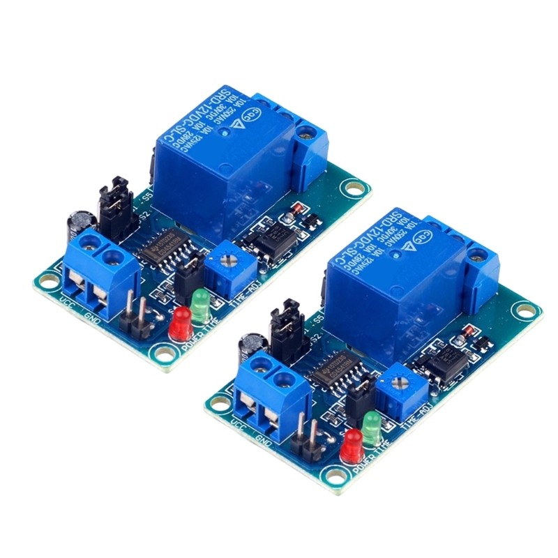 12v Relay Timer Module Energy Efficient 12V Delay Relays Module Adjustable Timer 0.1 Second to ...