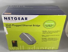 Netgear XE102 Wall-Plugged Ethernet Bridge Powerline Adapter New