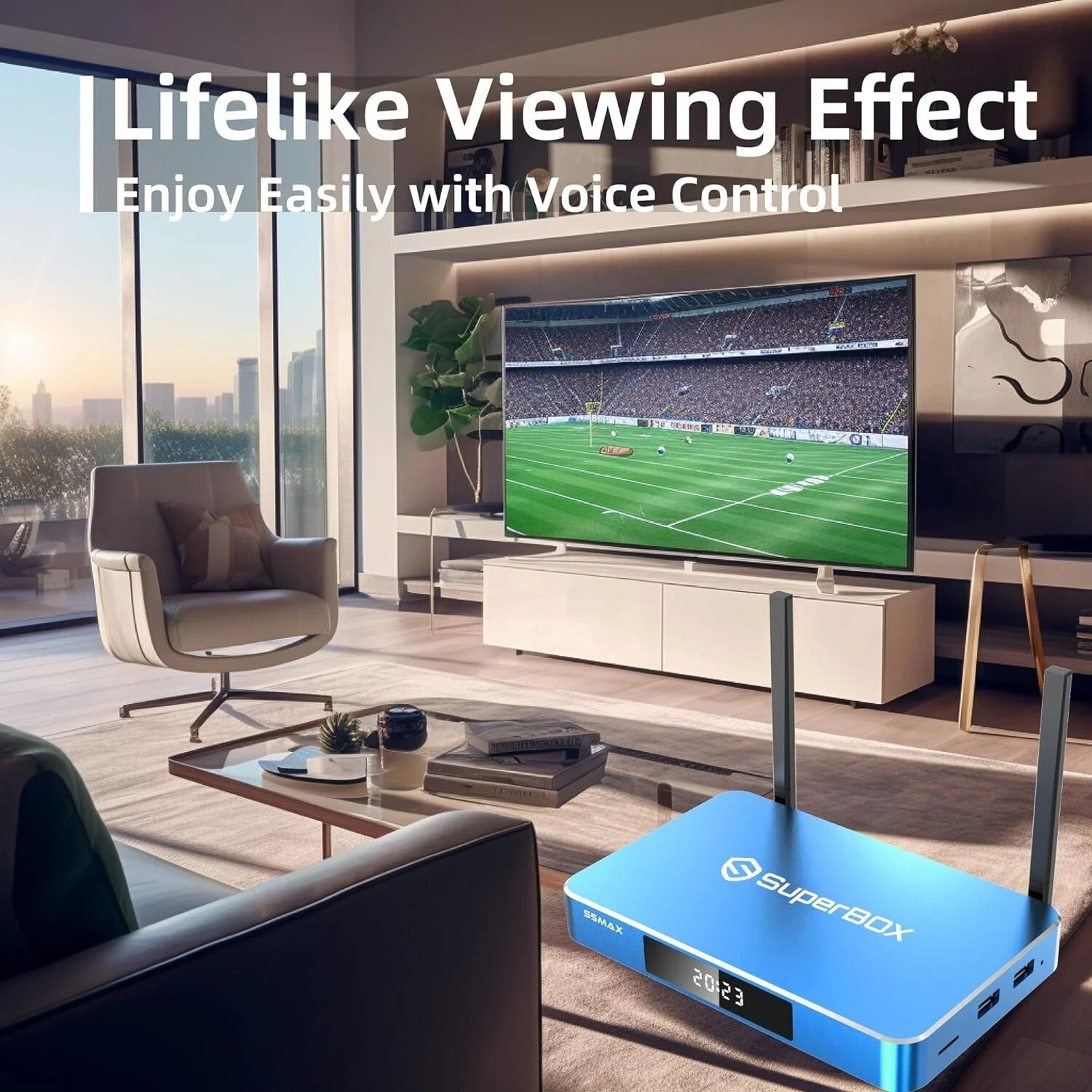 SuperBox S6 Max Streaming Box Android Smart TV Brand New sport Same Day Shipping