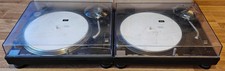 Technics SL-1210 MK2 Turntables - Pair - Dust Covers - Working - SEE DESCRIPTION