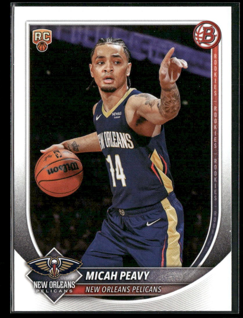 2025-26 Bowman #41 Micah Peavy