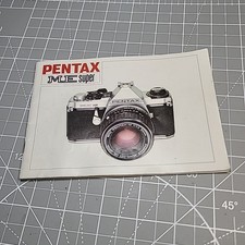 Genuine Pentax ME Super Camera Instruction Manual Owner's Guide