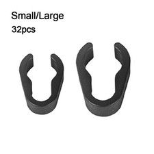 Comprehensive Package of 32 Microphone Stand Cable Clips for Various Uses