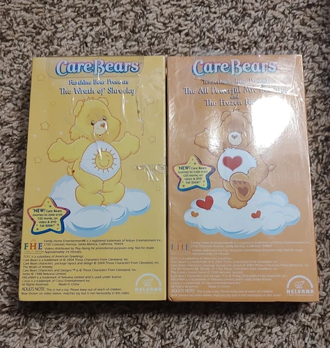Care Bears Set Of 2 VHS Tapes