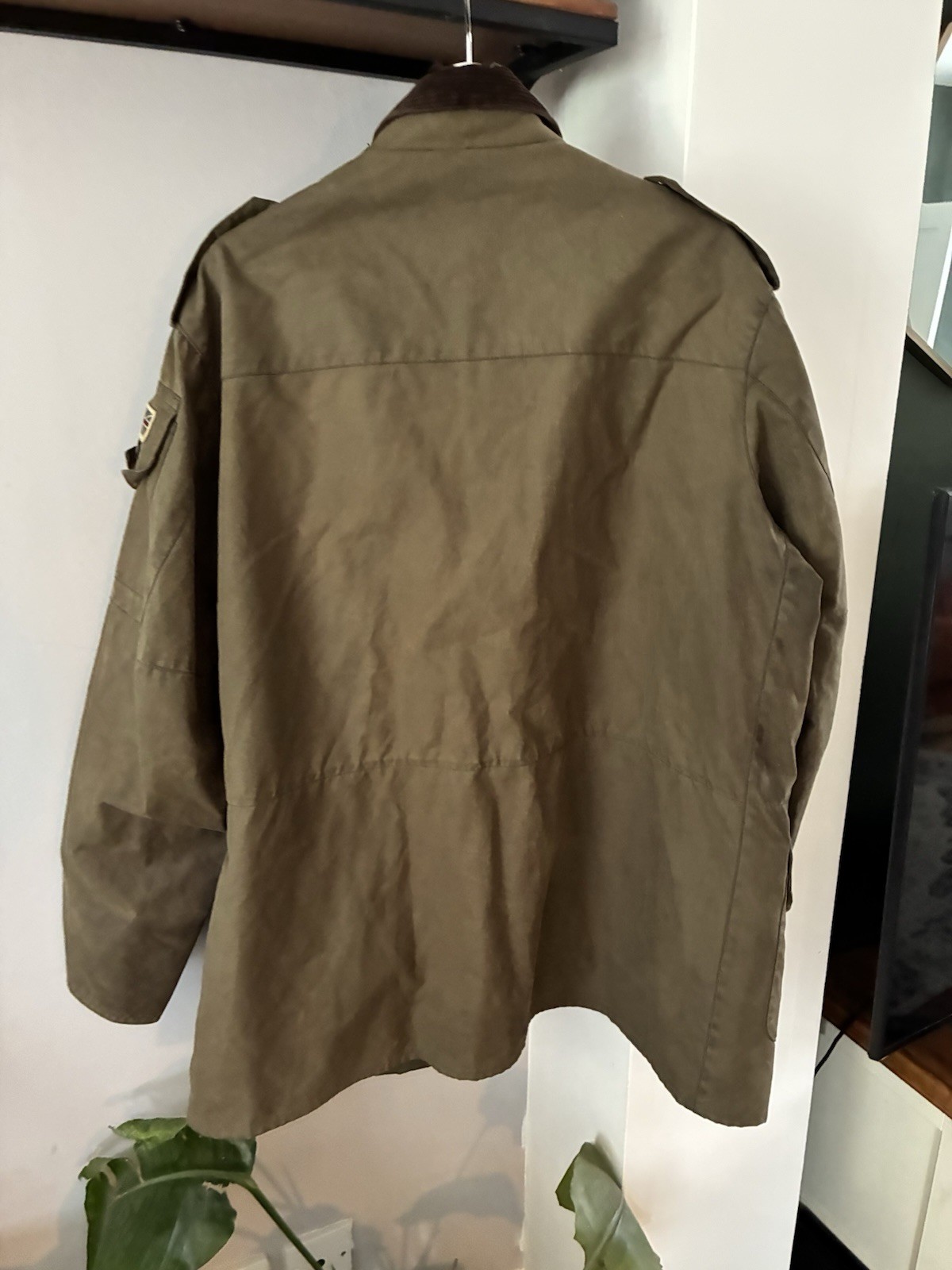 Barbour Cowen A550 Commando Wax Jacket – Made in England – C44 / XL image 6