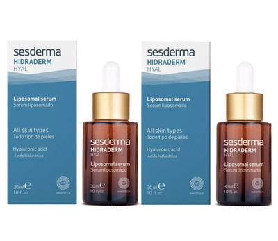 2 PACK Sesderma Hidraderm Hyal Liposomal Serum 1.0oz / 30ml EXP 05/2026