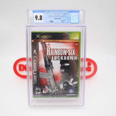 XBOX Game TOM CLANCY'S RAINBOW SIX: LOCKDOWN - CGC GRADED 9.8 A+! NEW & Sealed!