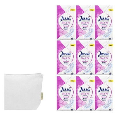 9x Jessa Hygiene Inkontinenz Einlagen Slim&Fit Nor leichte Blasenschwäche + Bag