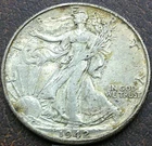 US 1942-D Walking Liberty Half  **