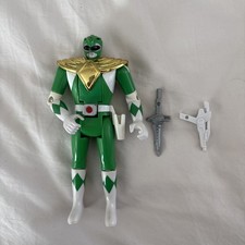  Vintage Mighty Morphin Power Rangers Green 1995 Bandai / Head Flip Complete  