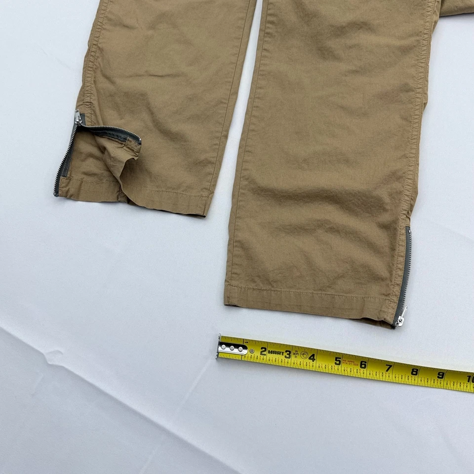 Pantalones utilitarios de carga Pete & Greta Johnny Was para mujer 2 tobillos cremallera ojal cinturón tostado Foto 3 de 4