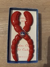Vtg Boston Mass. Lobster Claw Nut Cracker Souvenir Crawfish Festival Made In USA