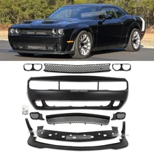 for 2015-2023 Dodge Challenger Hellcat style Front bumper replacement w/Lip