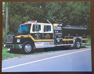 8x10 Photo Jack Daniels Fire Brigade Code 3 Firetruck Freightliner Engine