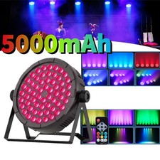 RGB Stage Par Light Battery Powered Wireless 5000mAh DMX Disco Party Bar Show