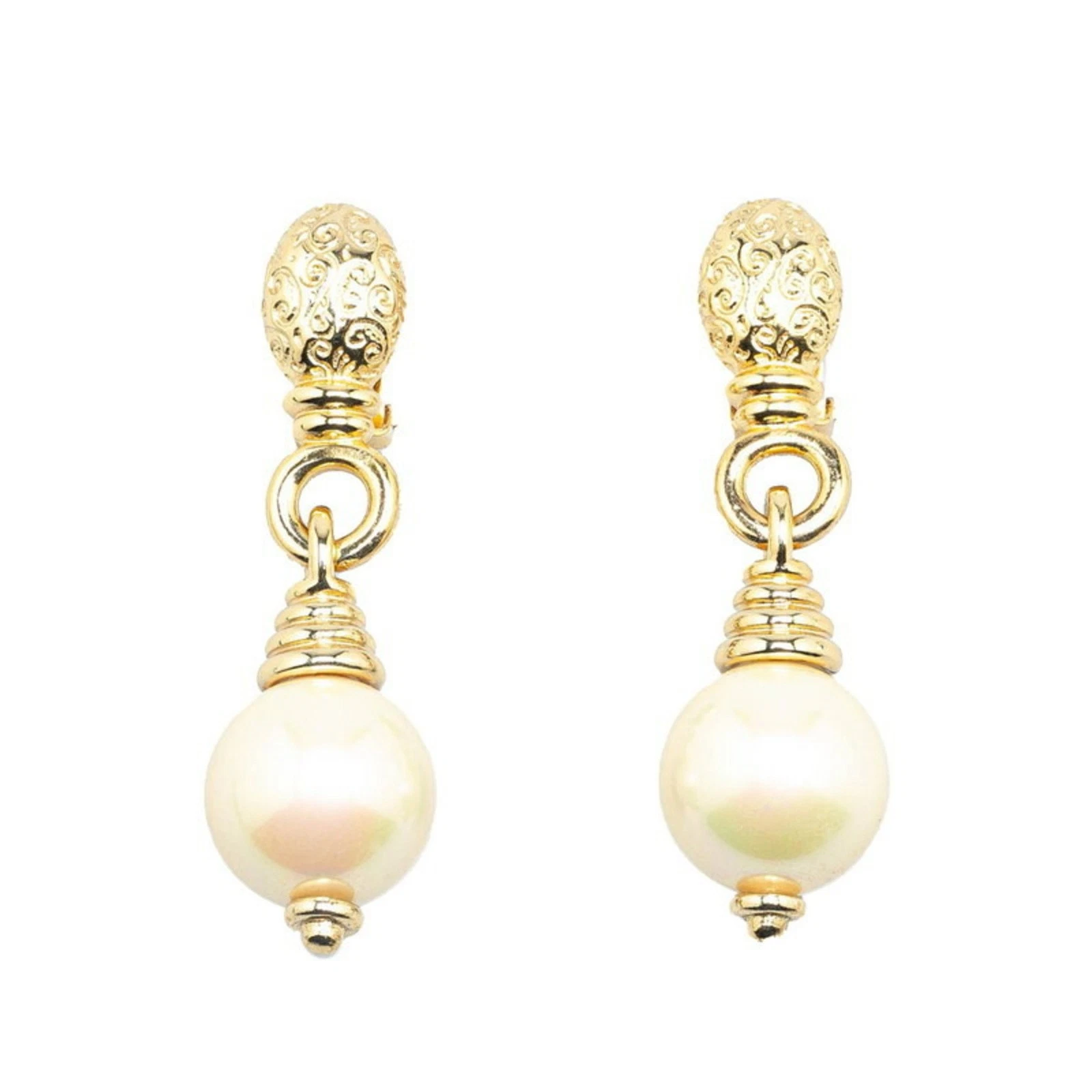 Orecchini Christian Dior Dior oro placcato finta perle donna GZl18jra