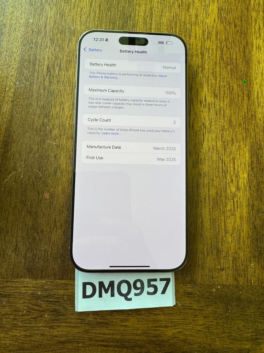 Apple iPhone 16 Pro Max Desert Titanium - 256GB – Unlocked – 100