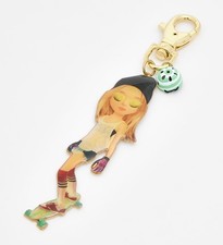 Portachiavi pendente ragazza pattinatore N2 by LES NEREIDES PARIS nuovo