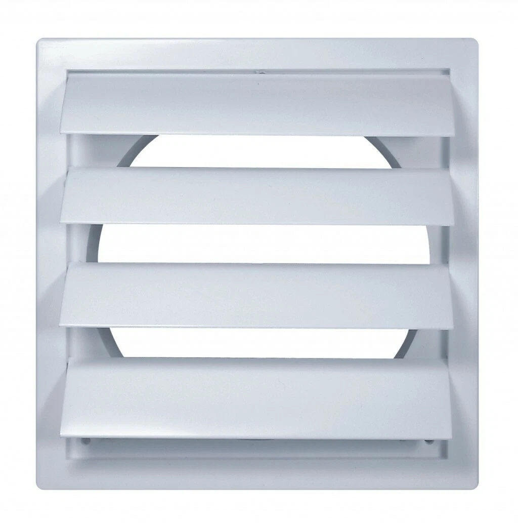 Gravity Flaps Louvre Cover Air Vent Grill White Ventilation Duct Fan Wall  Grille | eBay