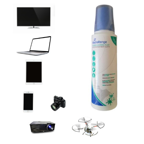 Mediarange Tft/Lcd/Plasma-Reinigungsset Spray + Vileda Tuch (Mr721) - Bild 2