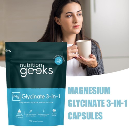 3’in-1 Magnesium Glycinate Complex 1800mg Magnesium Supplements High-Absorption- - Picture 4 of 15