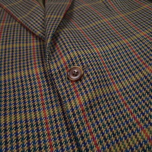 Blazer Daks London EU 50 UK 40R Colorido Cuadros Chaqueta Hombre Lana Pata de Gallo - Imagen 11 de 21